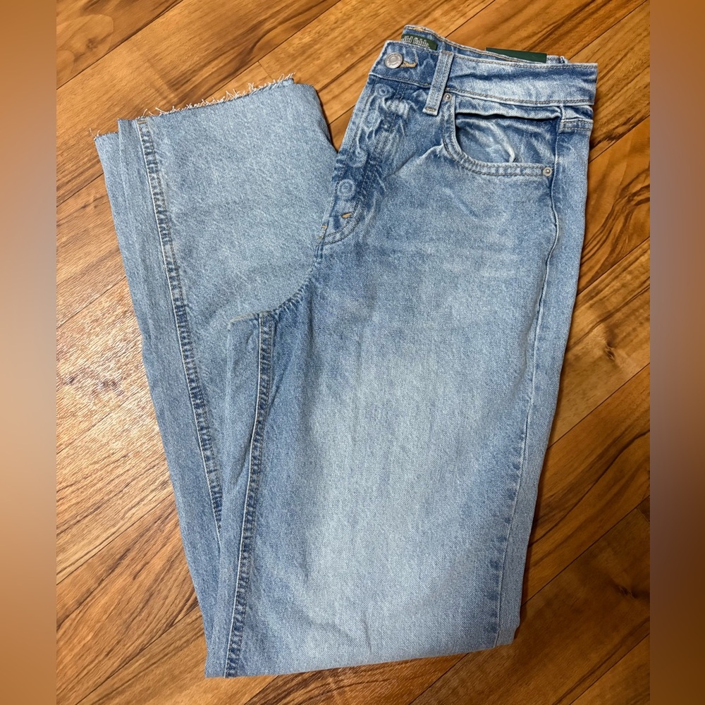 Wild Fable Blue Button Fly Straight Leg Jeans